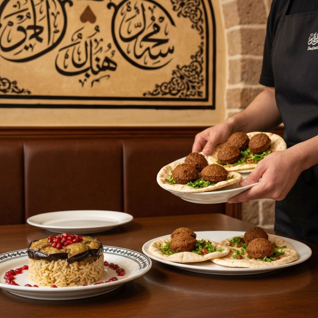 مطعم القدس - فلسطيني في باتومي جورجيا - مطعم فلسطيني يقدم المسخن والمقلوبة والفلافل الأصلية. نكهات ش